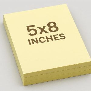 2 Large Sticky Notes 5x8 Inches 5 Pads