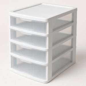 20 Stackable Plastic Drawer Organizer Unit